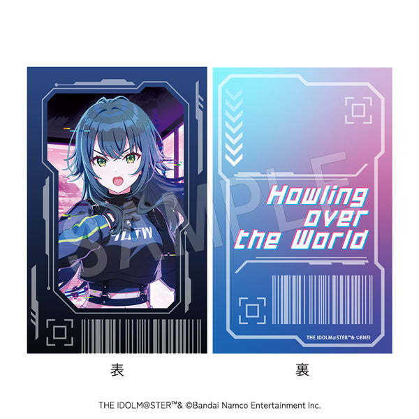 『学園アイドルマスター』Howling over the World カードキー風プラブロマイド 月村手毬