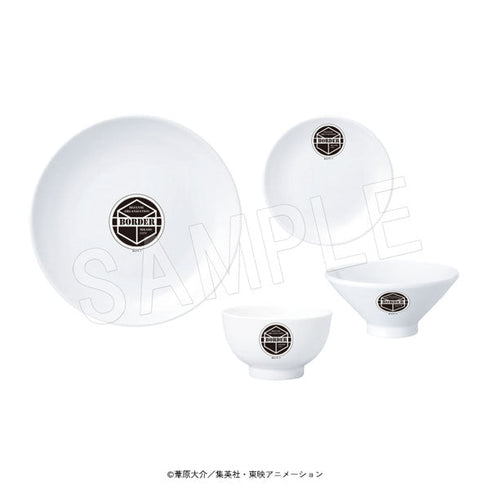 『ワールドトリガー』食器セット 界境防衛機関 ボーダーVer.