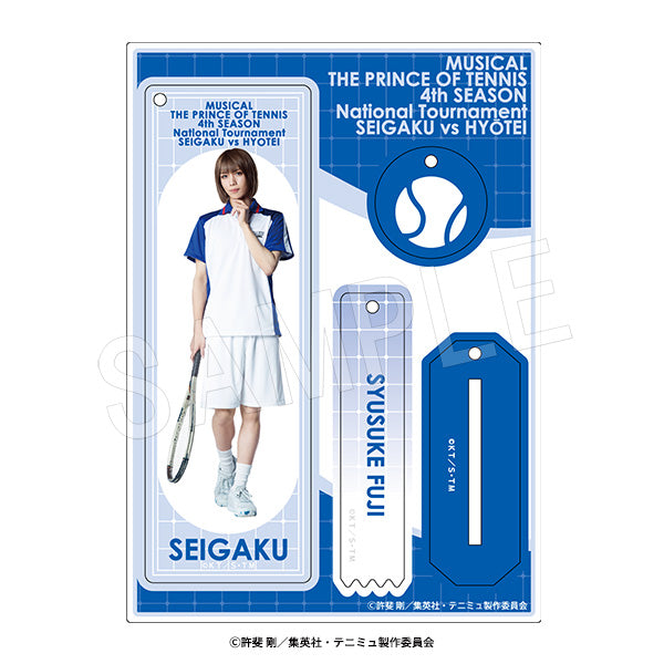 『ミュージカル テニスの王子様 4thシーズン』全国大会 青学(せいがく)vs氷帝 ラメアクリルスタンドキーホルダー 不二周助