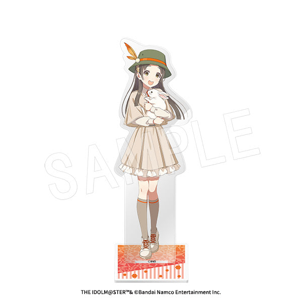 "Gakuen Idolmaster" Acrylic Figure Stand: Safari Ver. Chika Kuramoto