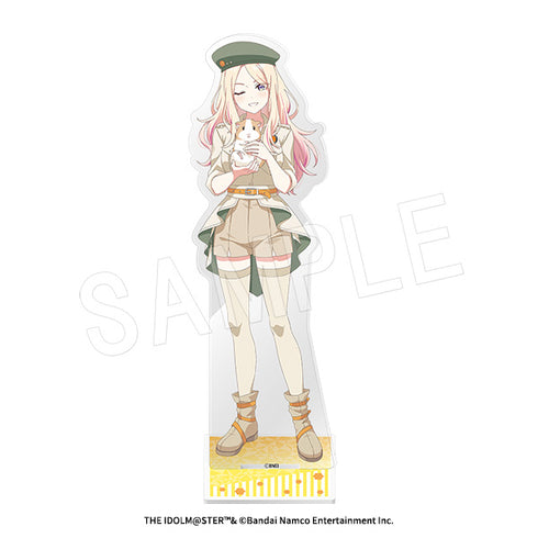 "Gakuen Idolmaster" Acrylic Figure Stand: Safari Ver. Seina Juoh