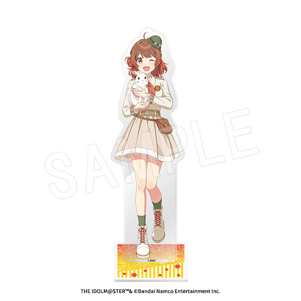 "Gakuen Idolmaster" Acrylic Figure Stand: Safari Ver. Yume Hanami