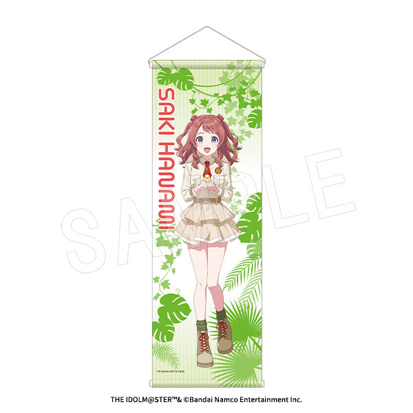 "Gakuen Idolmaster" B2 Half-Size Tapestry: Safari Ver. Sakiki Hanami