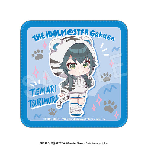 "Gakuen Idolmaster" Mini Towel: White Tiger Ver. - Tsukimura Temari