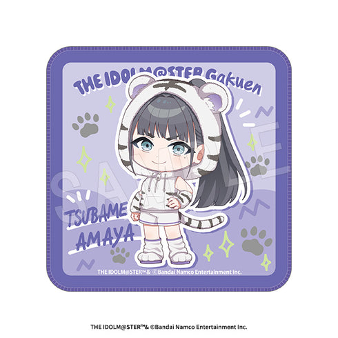 "Gakuen Idolmaster" Mini Towel: White Tiger Ver. by Amaya Tsubame