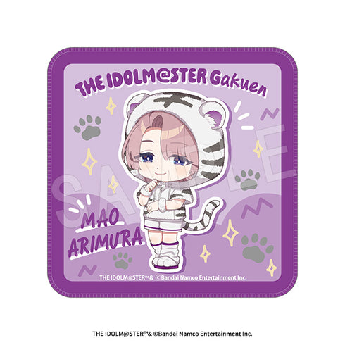 "Gakuen Idolmaster" Mini Towel: White Tiger Ver. Mao Arimura