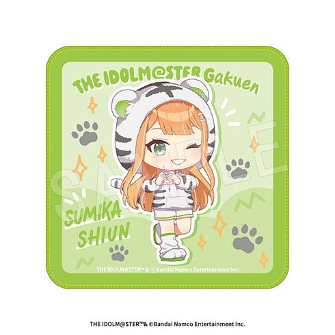 "Gakuen Idolmaster" Mini Towel: White Tiger Ver. by Shion Seika