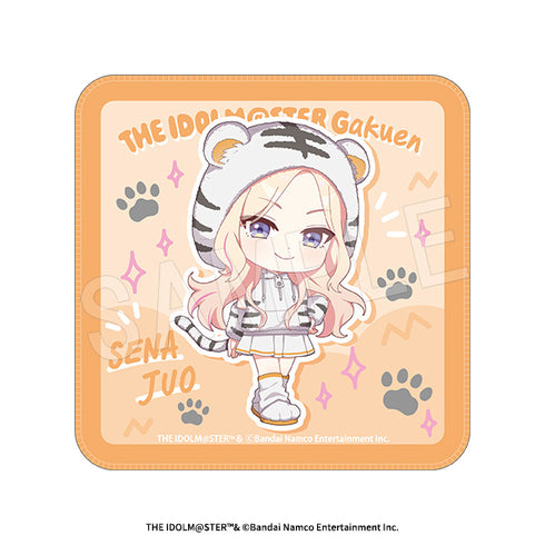"Gakuen Idolmaster" Mini Towel: White Tiger Ver. Seina Juoh