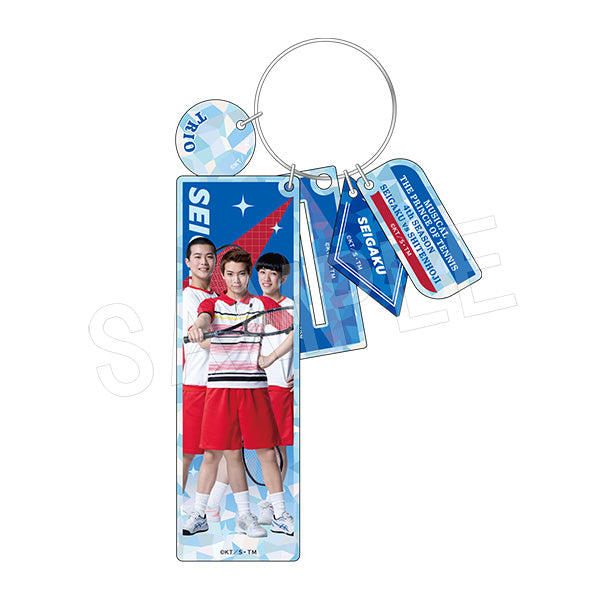 "The Prince of Tennis Musical: 4th Season" Seigaku vs. Shitenhoji Holo-Acrylic Stand Keychain Trio