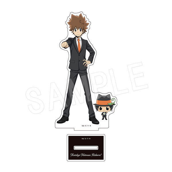 "Boku no Kaitokushin Hitman Reborn!" Acrylic Figure Stand: High-Five Ver. Reborn & Tsuna
