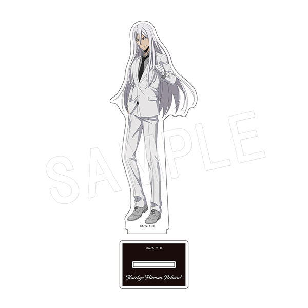 "Belted Hitman Reborn!" Acrylic Figure Stand: High-Five Ver. Spelvi Squalo