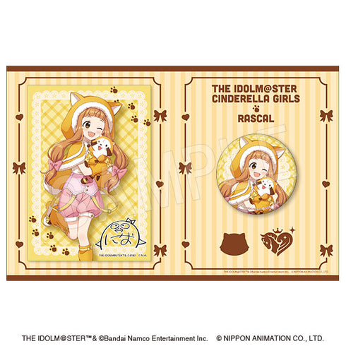 《偶像大师 灰姑娘女孩×拉斯卡尔》全息徽章&插画卡套装 市原仁奈