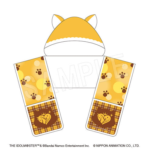 "The Idolmaster Cinderella Girls × Rascal" Matching with Nana! Rascal-style Fluffy Hooded Scarf