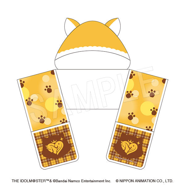 "The Idolmaster Cinderella Girls × Rascal" Matching with Nana! Rascal-style Fluffy Hooded Scarf
