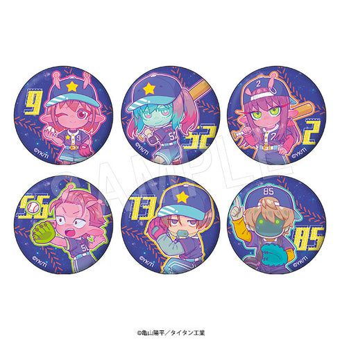 《银河特急 米尔基☆地铁》闪粉收藏徽章 Baseball Ver.【套装】