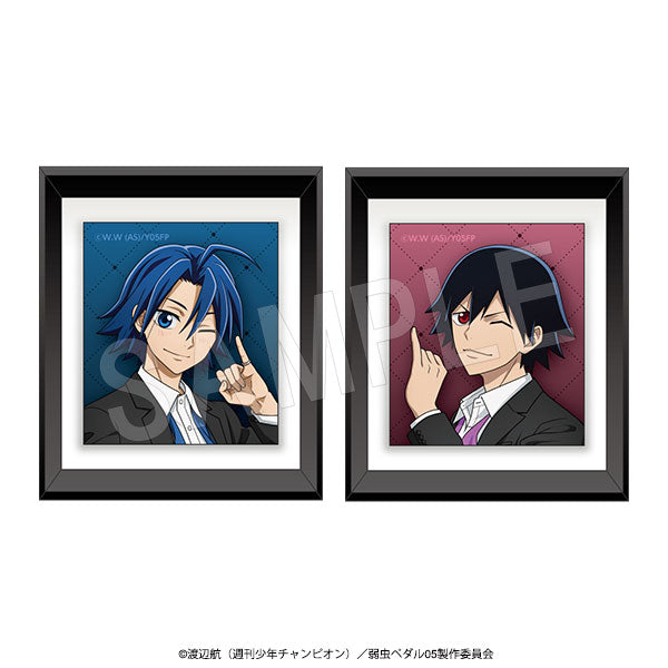 "Yowamushi Pedal LIMIT BREAK" Picture Frame Magnets (Set of 2) Yubikiri -BLACK- Ver. Manami Yamagata & Yuto Shinkai