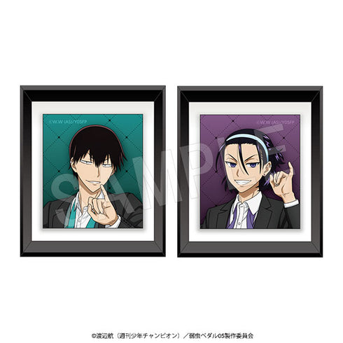 "Yowamushi Pedal LIMIT BREAK" Picture Frame Magnets (Set of 2) Yubikiri -BLACK- Ver. Yasutomo Arakita & Jinpachi Todou