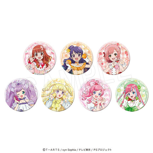 『プリティーシリーズ』トレーディングホロ缶バッジ Fruits gingham Ver.【BOX】