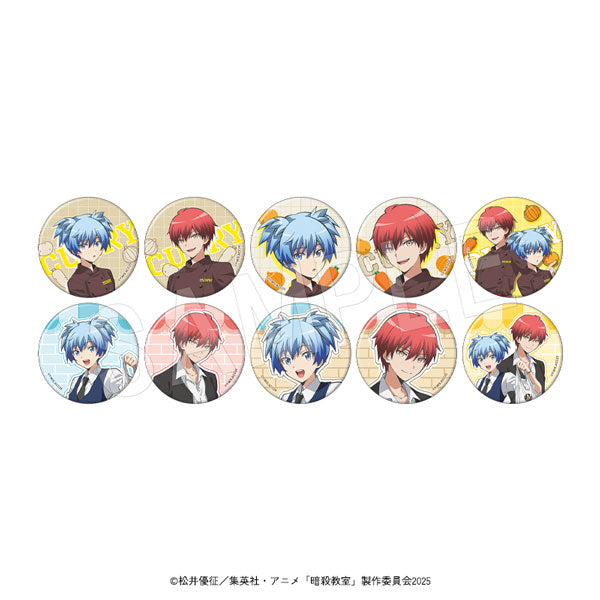 『暗殺教室』トレーディンググリッター缶バッジ 100時間カレーコラボVer.【BOX】