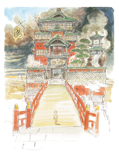 『ジブリ 千と千尋の神隠し』グリーティングカード/水彩画シリーズ