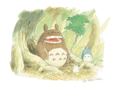 『ジブリ となりのトトロ』グリーティングカード/水彩画シリーズ 春