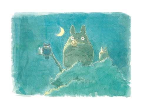 『ジブリ となりのトトロ』グリーティングカード/水彩画シリーズ 秋