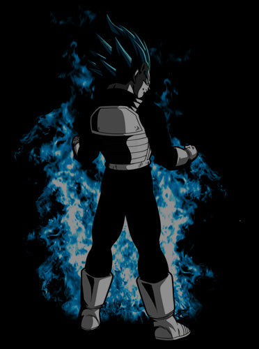 『ドラゴンボール超』超サイヤ人ブルー べジータ Tシャツ【202407再販】