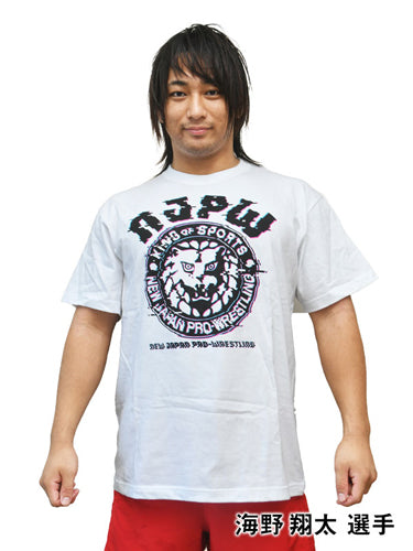 『新日本プロレスリング』ライオンマーク Tシャツ グリッチVer.【202408再販】