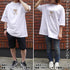 『世界の終わりに柴犬と』石原雄先生デザイン 壁とハルさん ビッグシルエットTシャツ【202407再販】