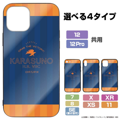 『ハイキュー!! TO THE TOP』烏野高校排球部 強化ガラスiPhoneケース【202407再販】