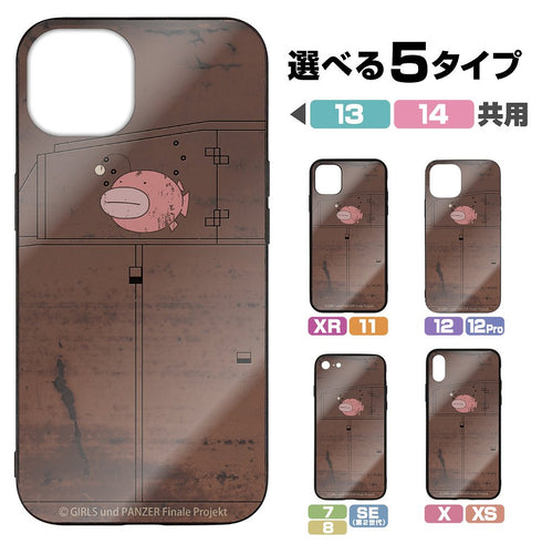 『ガールズ&パンツァー 最終章』あんこうチーム 強化ガラスiPhoneケース【202407再販】