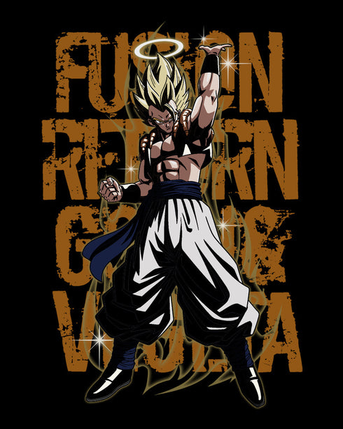 『ドラゴンボールZ』超ゴジータ Tシャツ/BLACK【202406再販】