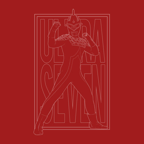 『ウルトラセブン』ウルトラセブン イラストタッチTシャツ【202407再販】