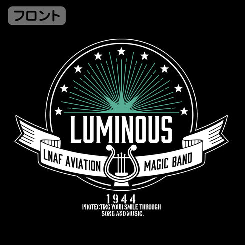 『連盟空軍航空魔法音楽隊ルミナスウィッチーズ』ルミナスウィッチーズ エンブレムTシャツ【202407再販】
