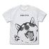『世界の終わりに柴犬と』石原雄先生デザイン ハルさん突撃 Tシャツ 黒柴ver.【202407再販】
