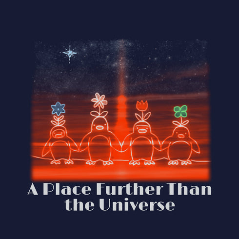 『宇宙よりも遠い場所』ペンギン Tシャツ【202407再販】