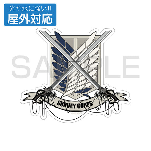『進撃の巨人』調査兵団 屋外対応ステッカー【202407再販】