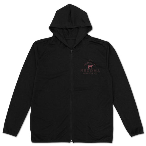 『ハイキュー!!』音駒高校バレーボール部 薄手ドライパーカー/BLACK