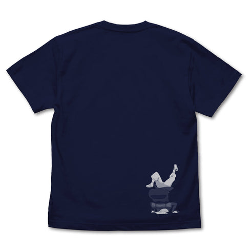 "Dungeon Meal" Yada Yada Marushiru T-Shirt / NAVY