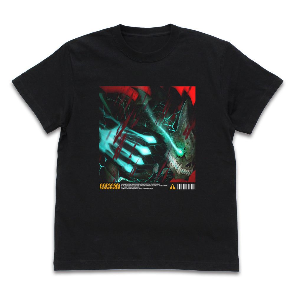 怪獣８号』怪獣8号 フルカラーTシャツ/BLACK – Anime Store JP