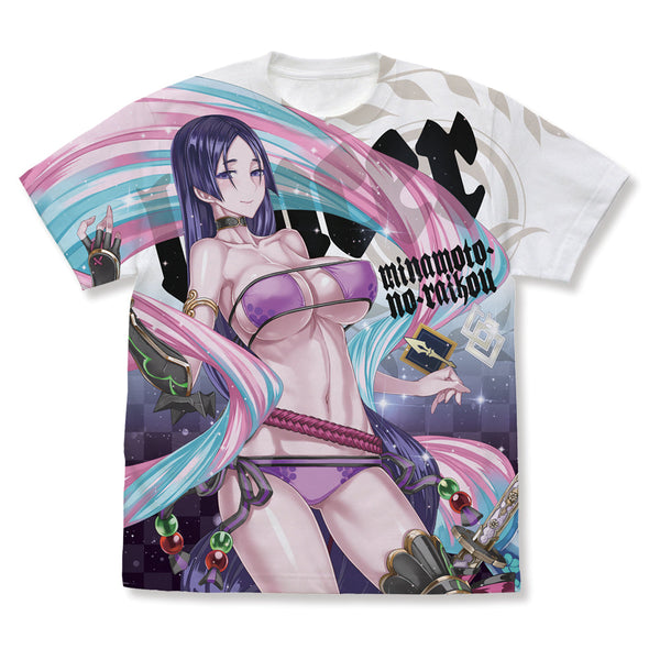 『Fate/Grand Order』ランサー/源頼光 フルグラフィックTシャツ/WHITE