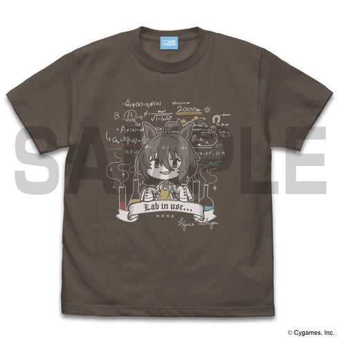 『ウマ娘 プリティーダービー』アグネスタキオンの実験中 Tシャツ/CHARCOAL