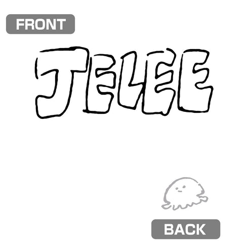 『夜のクラゲは泳げない』JELEE Tシャツ/WHITE