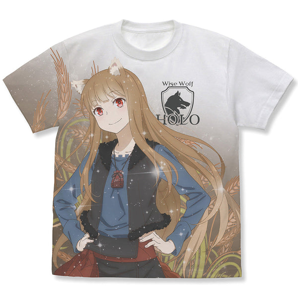 『TVアニメ『狼と香辛料 MERCHANT MEETS THE WISE WOLF』』ホロ フルグラフィックTシャツ/WHITE