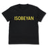 『デッドデッドデーモンズデデデデデストラクション』イソべやんロゴ Tシャツ/BLACK