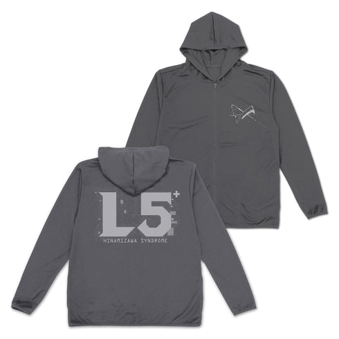 『ひぐらしのなく頃に 卒』雛見沢症候群L5+ 薄手ドライパーカー/GRAY