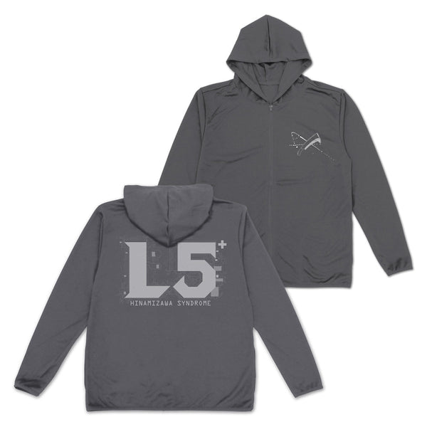 『ひぐらしのなく頃に 卒』雛見沢症候群L5+ 薄手ドライパーカー/GRAY