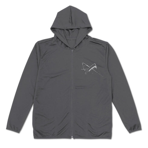 『ひぐらしのなく頃に 卒』雛見沢症候群L5+ 薄手ドライパーカー/GRAY