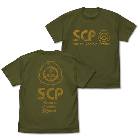 『SCP財団』ヴィンテージロゴ Tシャツ