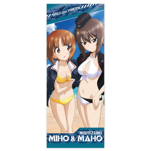 『ガールズ&パンツァー 最終章』みほ&まほ ハイブリッドフェイスタオル 水着Ver.